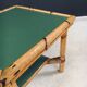 Mediterranean Bamboo Side Table in the style of Audoux Minet, France, 1950s