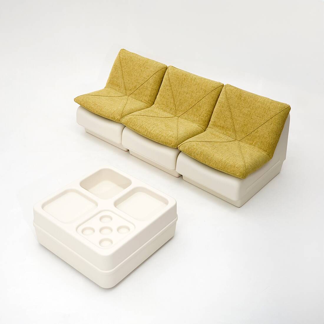 Modular sofa with coffee table by Cesare Casati for Sormani, 1970s