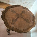 Regency round wooden coffee table
