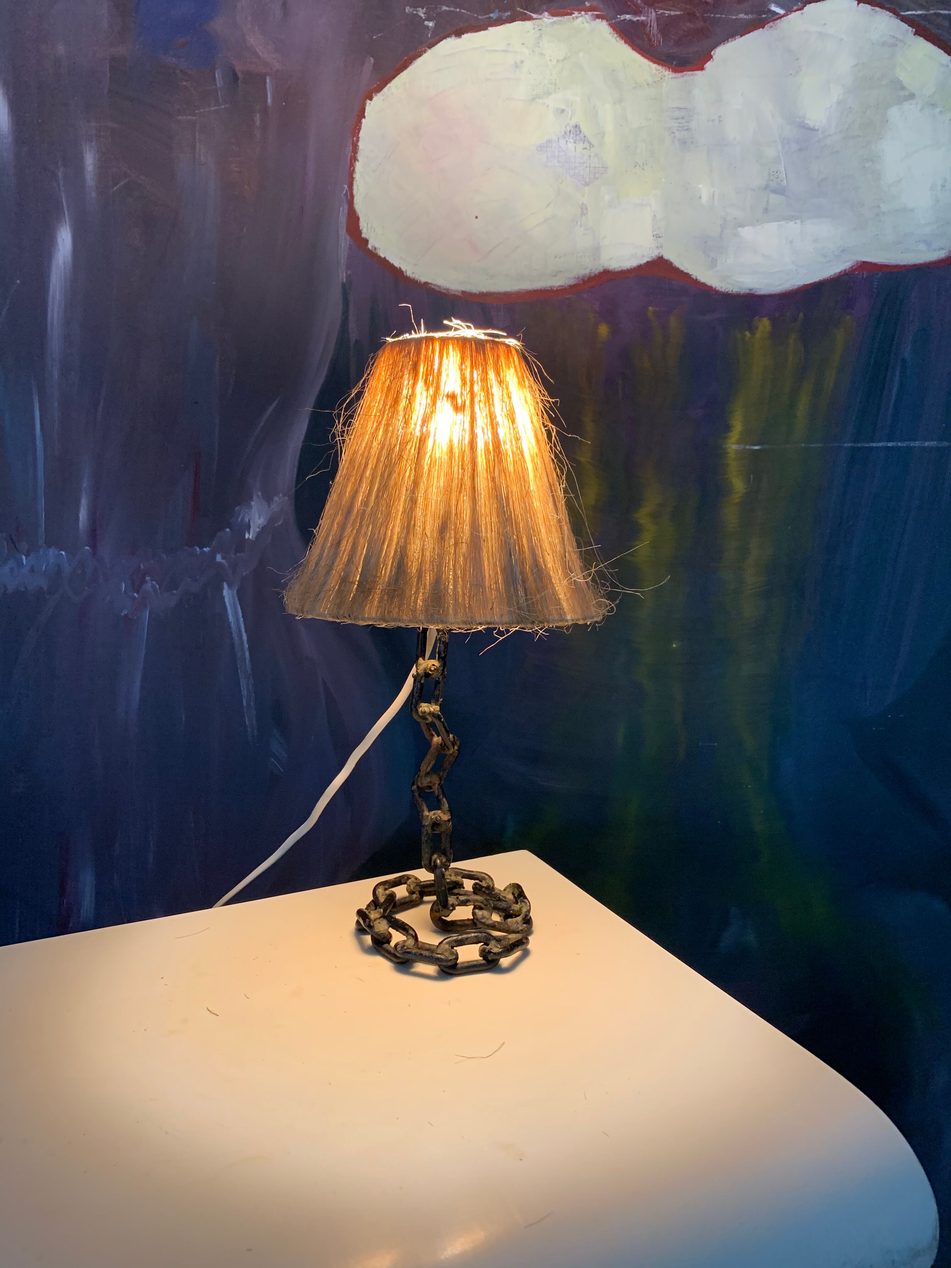 Brutalist vintage lamp