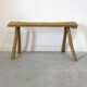 Banc hongrois patiné moutarde
