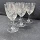 6 verres à vin de bourgogne baccarat service paris