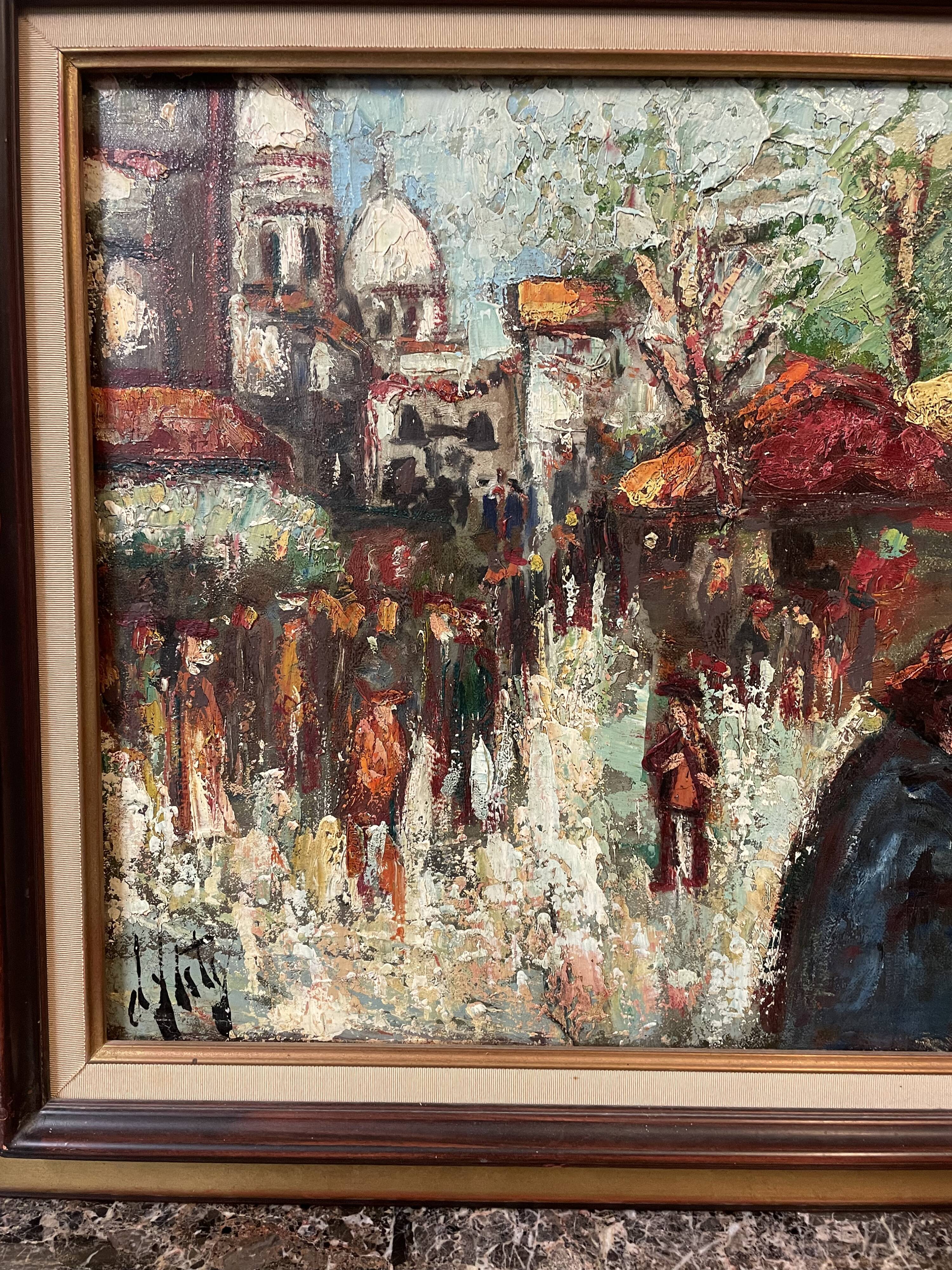Henry Maurice D'Anty "Snow in Montmartre"