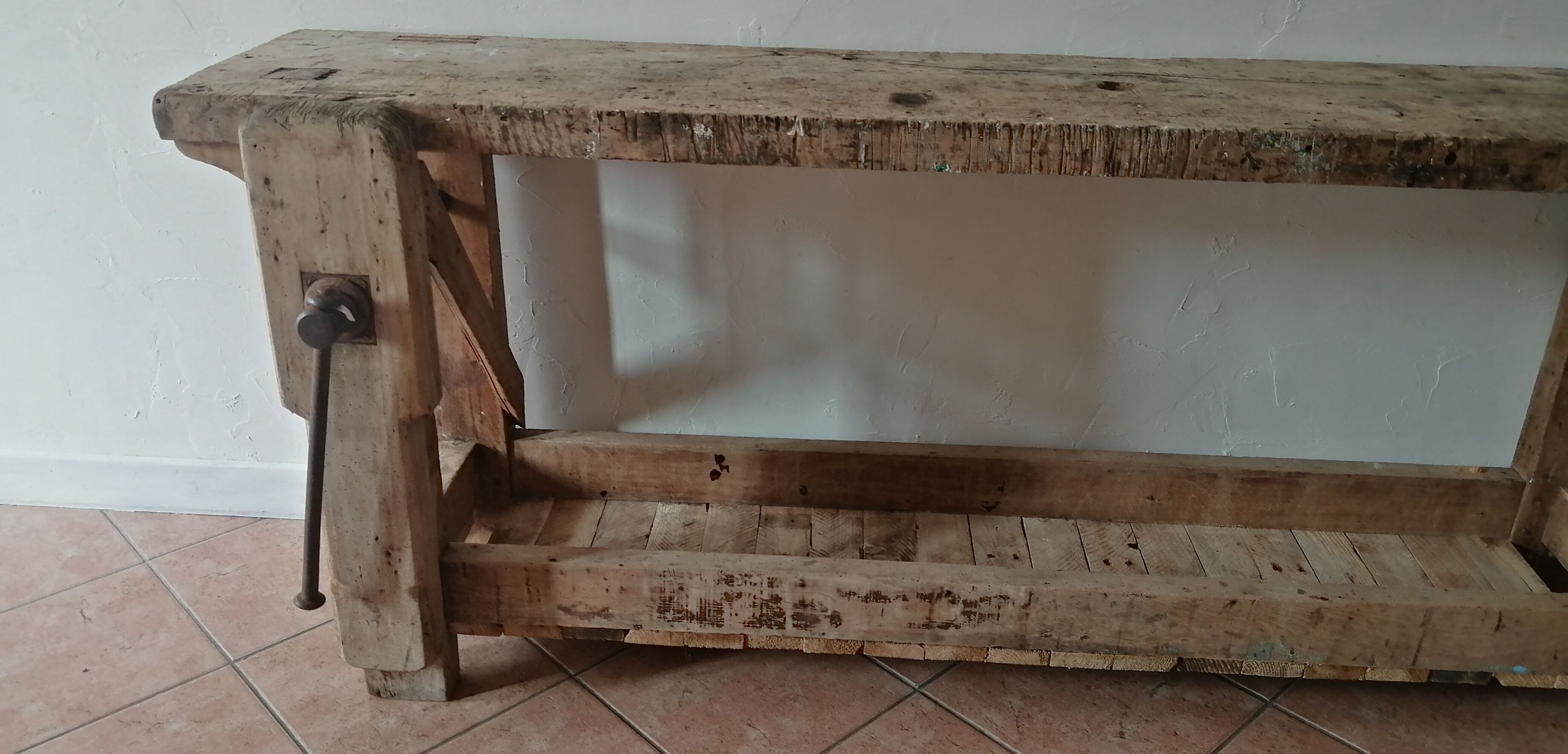 Former carpenter's workbench