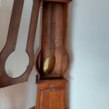 Oak violin shaped clock