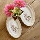 Lot de 2 plats ovales- raviers vintage Salins
