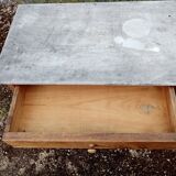 Table /bureau/table de toilette/meuble d'appoint ancien en pichepin
