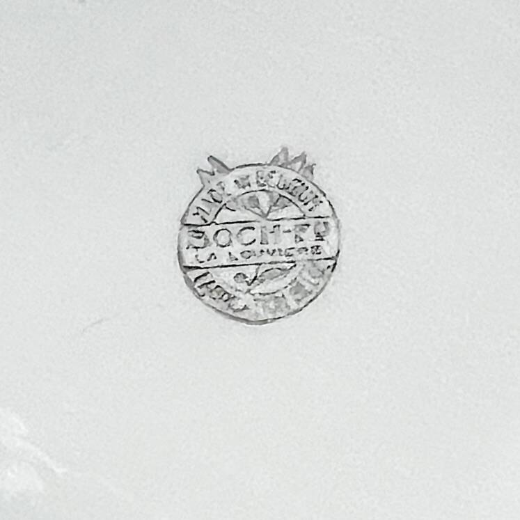 Vintage white ceramic jug with glaze – 2 L - BOCH La Louvière