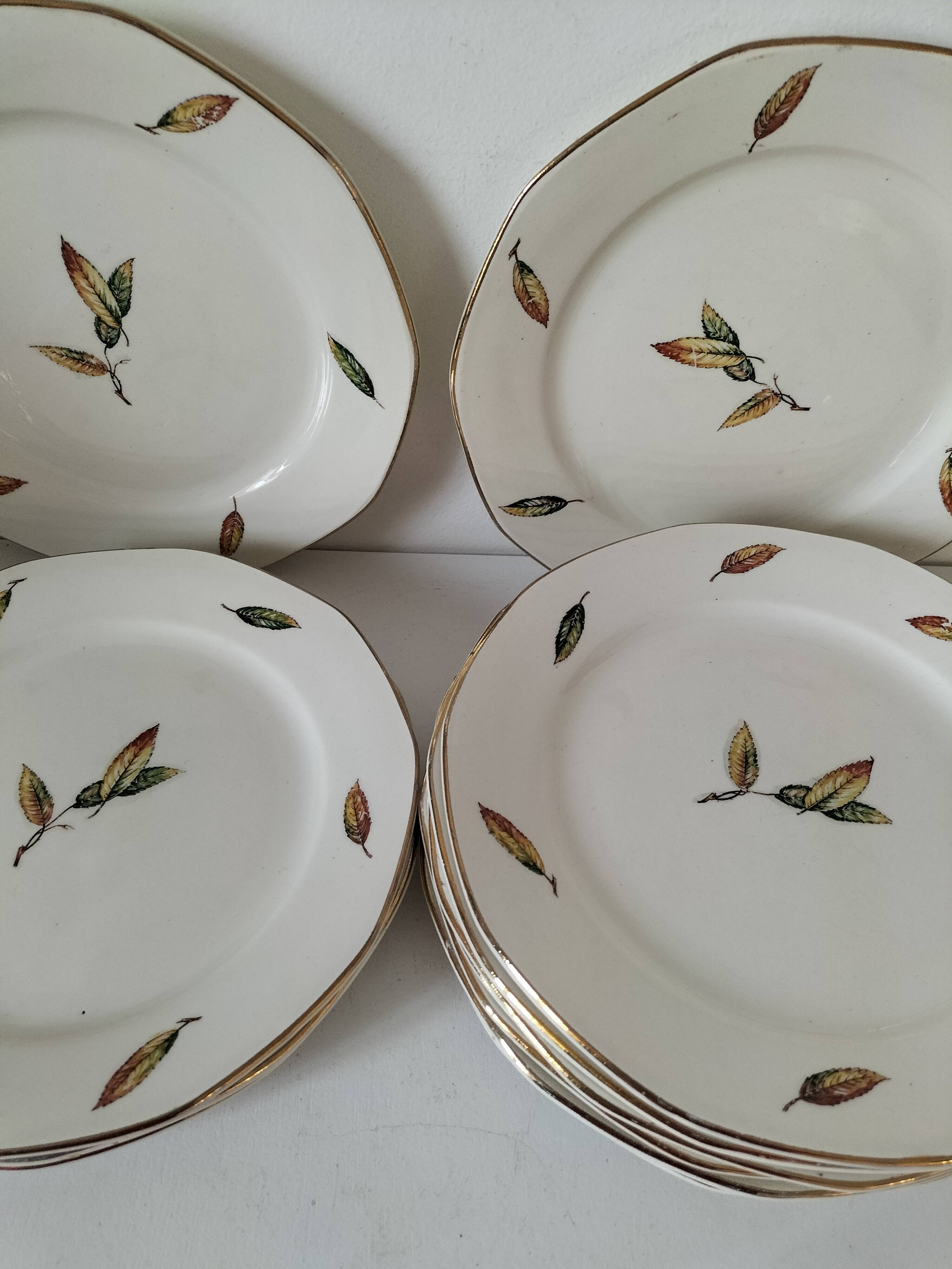 Digoin Sarreguemines Nemours Model Plates.