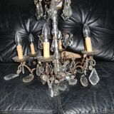 White crystal chandelier
