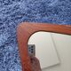 Miroir en teck asymétrique danois