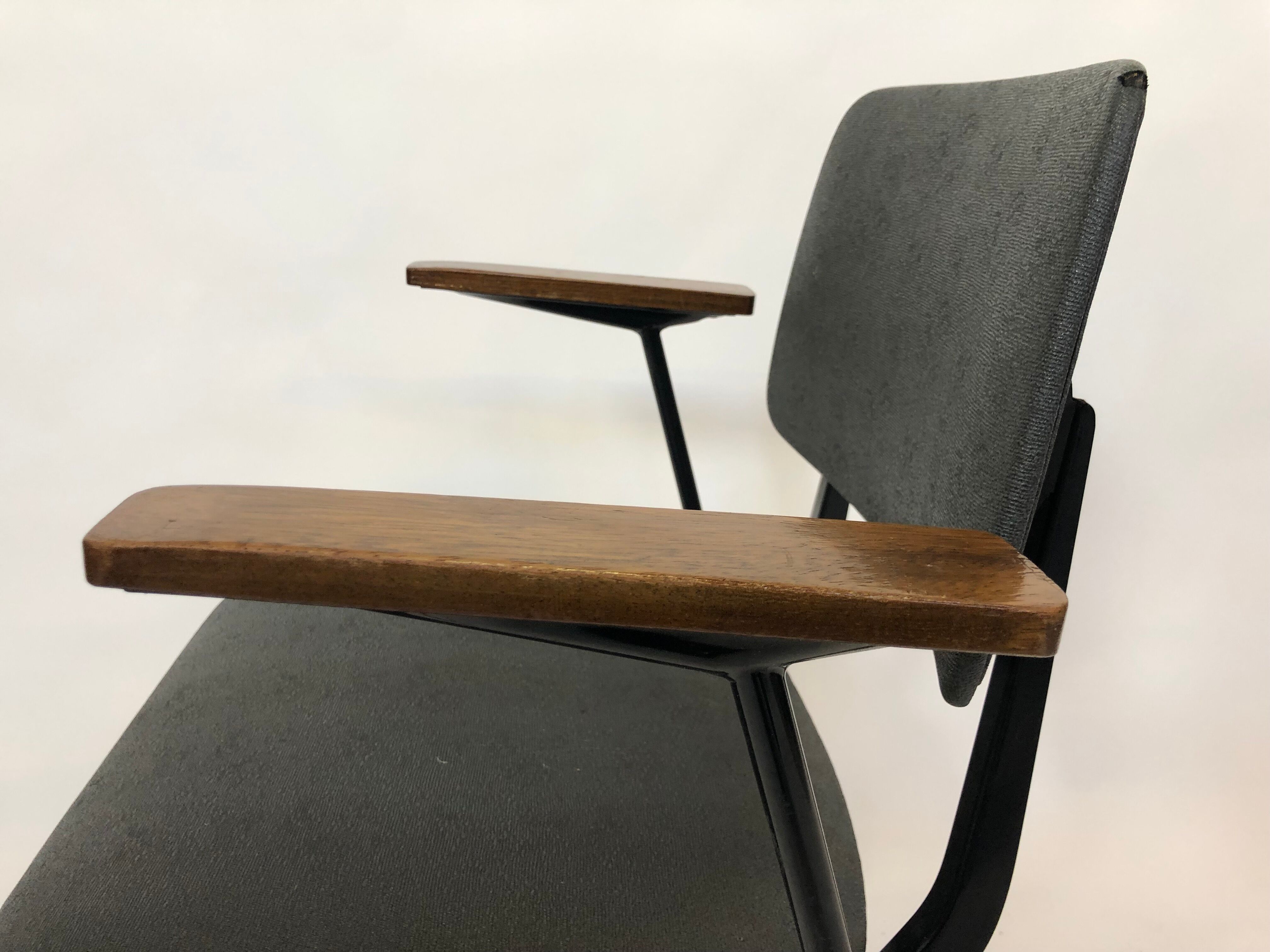Armrest upholstery in skai industrial chair Marko Holland