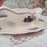 Sauce boat sur dormant Sarreguemines model Agreste