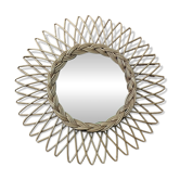Rattan mirror