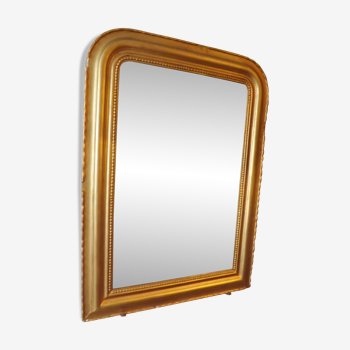 Miroir ancien doré, 64x86