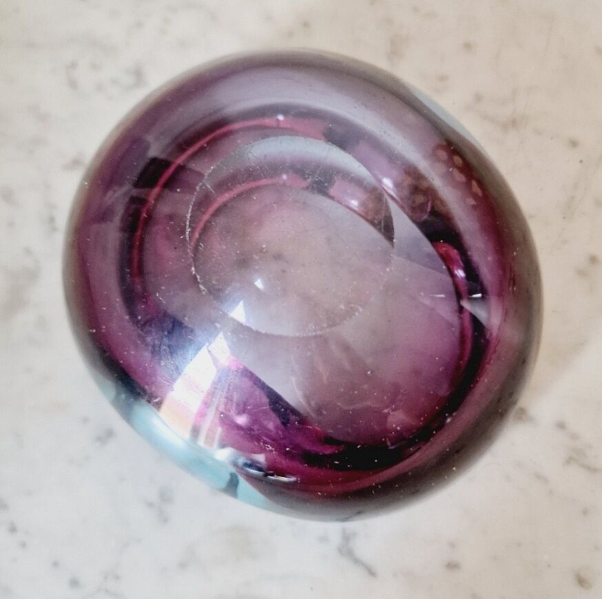 Ashtray empty pocket sommerso blue purple