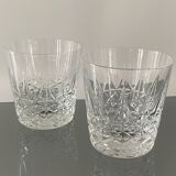 4 verres cristal Saint Louis - modèle Massenet