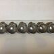 Six metal egg cups