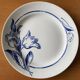 6 antique flat plates in Saint-Amand earthenware (Nord)