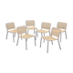 6 chaises design Gervasoni - collection outdoor