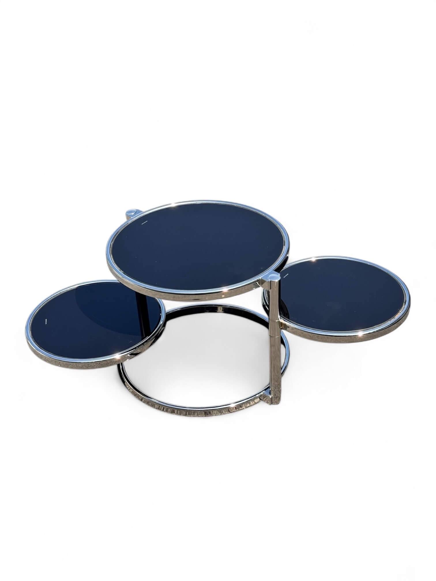 Leitmotiv-Swivel 3-tier coffee table