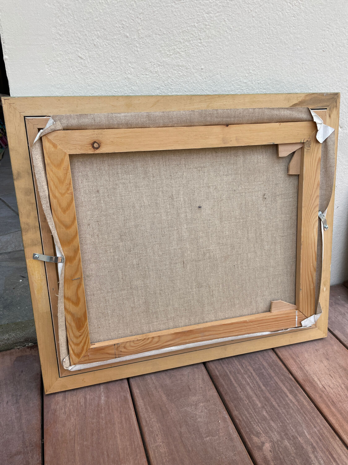 Huile sur toile nature et verdure