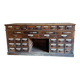 Exceptional antique apothecary workbench.