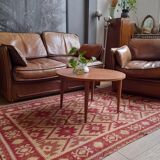 Round Scandinavian coffee table
