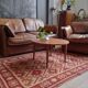 Round Scandinavian coffee table