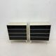 Set of 2 black and white chests of drawers, 1970s