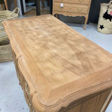 Louis XV style chest of drawers in raw wood