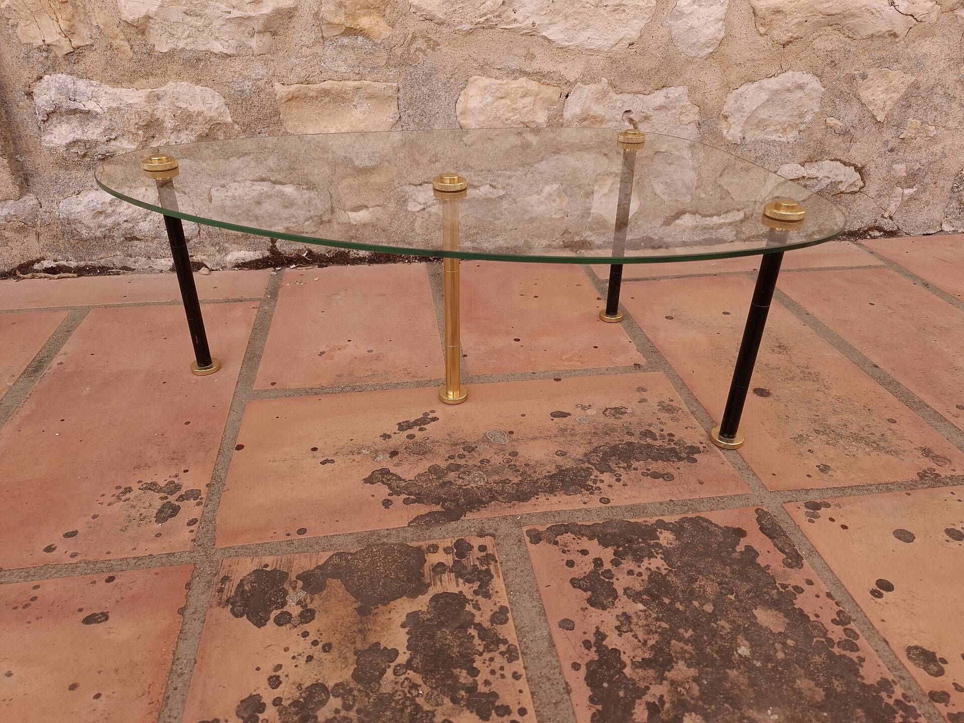 Table basse forme libre, années 1960