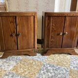 2 bedside tables or bedside table vintage year 1950