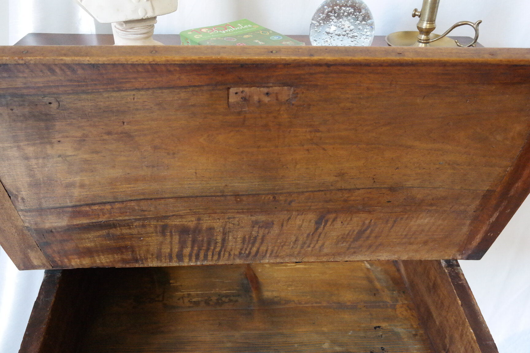 Secretary desk happiness of the day Louis Phillipe in walnut