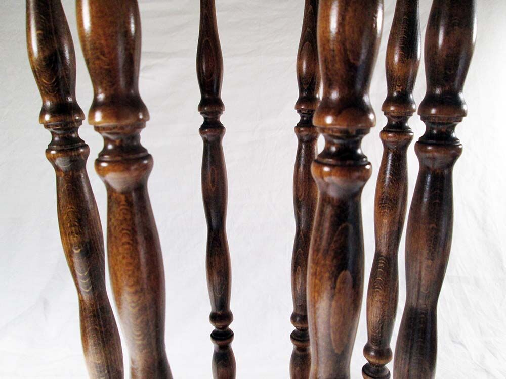 Wooden umbrella stand