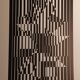 Vintage screen print by Victor Vasarely circa 1970, after a linear work