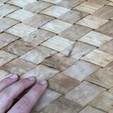 Round chestnut table