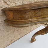 Wall console gilded wood Italy