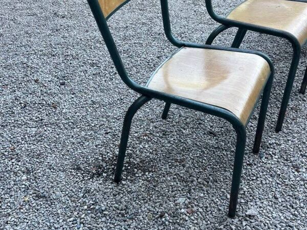 Lot de 10 chaises Mullca