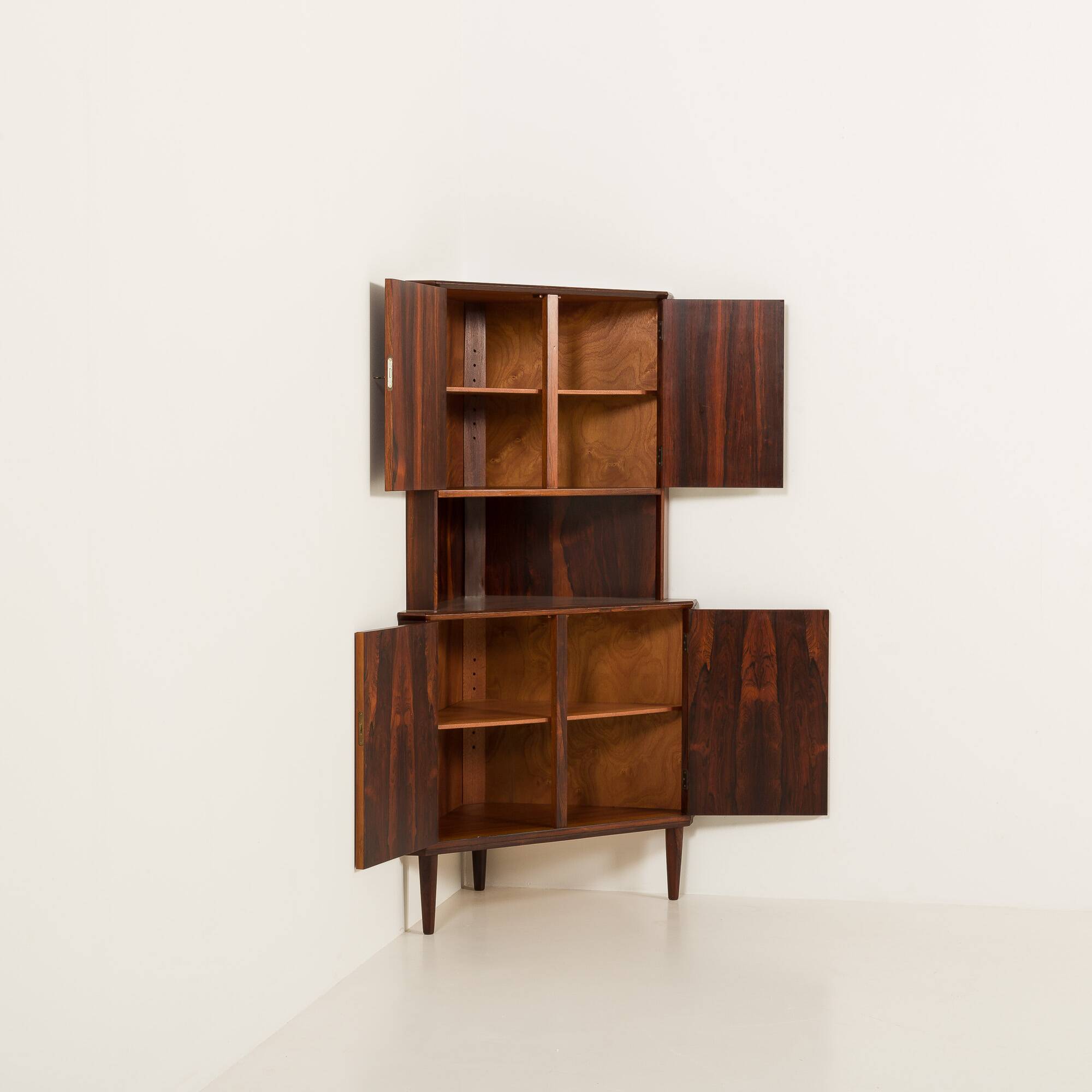 Danish mid century corner cabinet attr. to Carlo Jansen 1960s