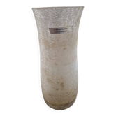 Vintage cracked ceramic vase – Pierre Schneider (1960s/70s)