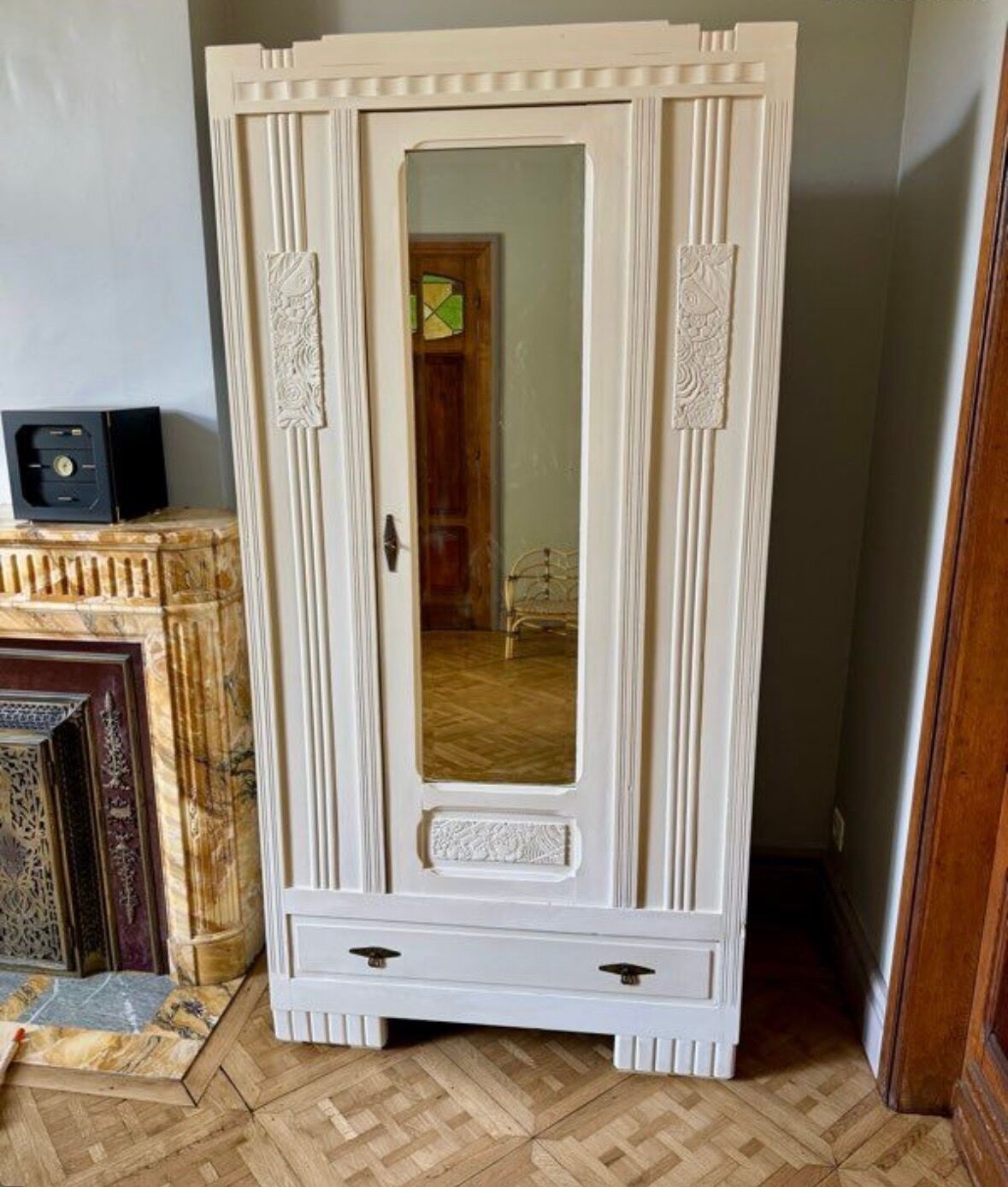 Armoire anciennne style art déco