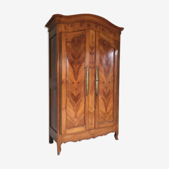 Mid-19th century cabinet of ferns in cherry and chestnut