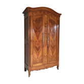 Mid-19th century cabinet of ferns in cherry and chestnut