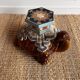 Ceramic plant stand porte plante Turtle