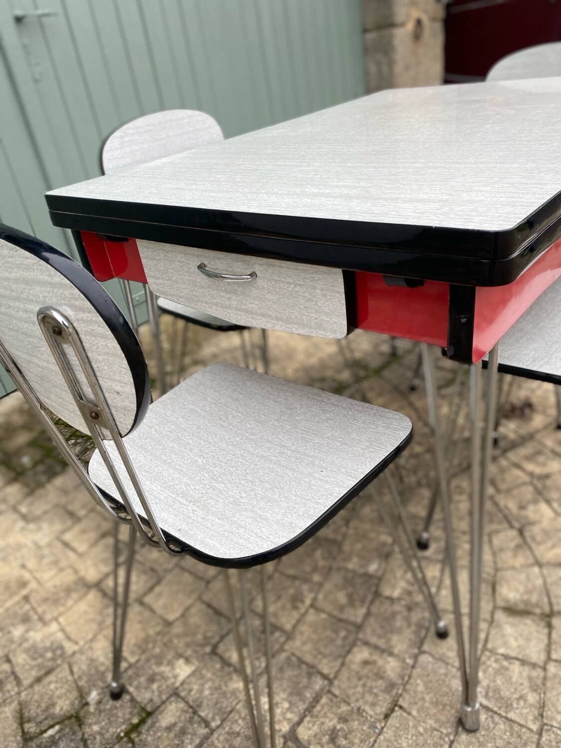 Formica table and chairs