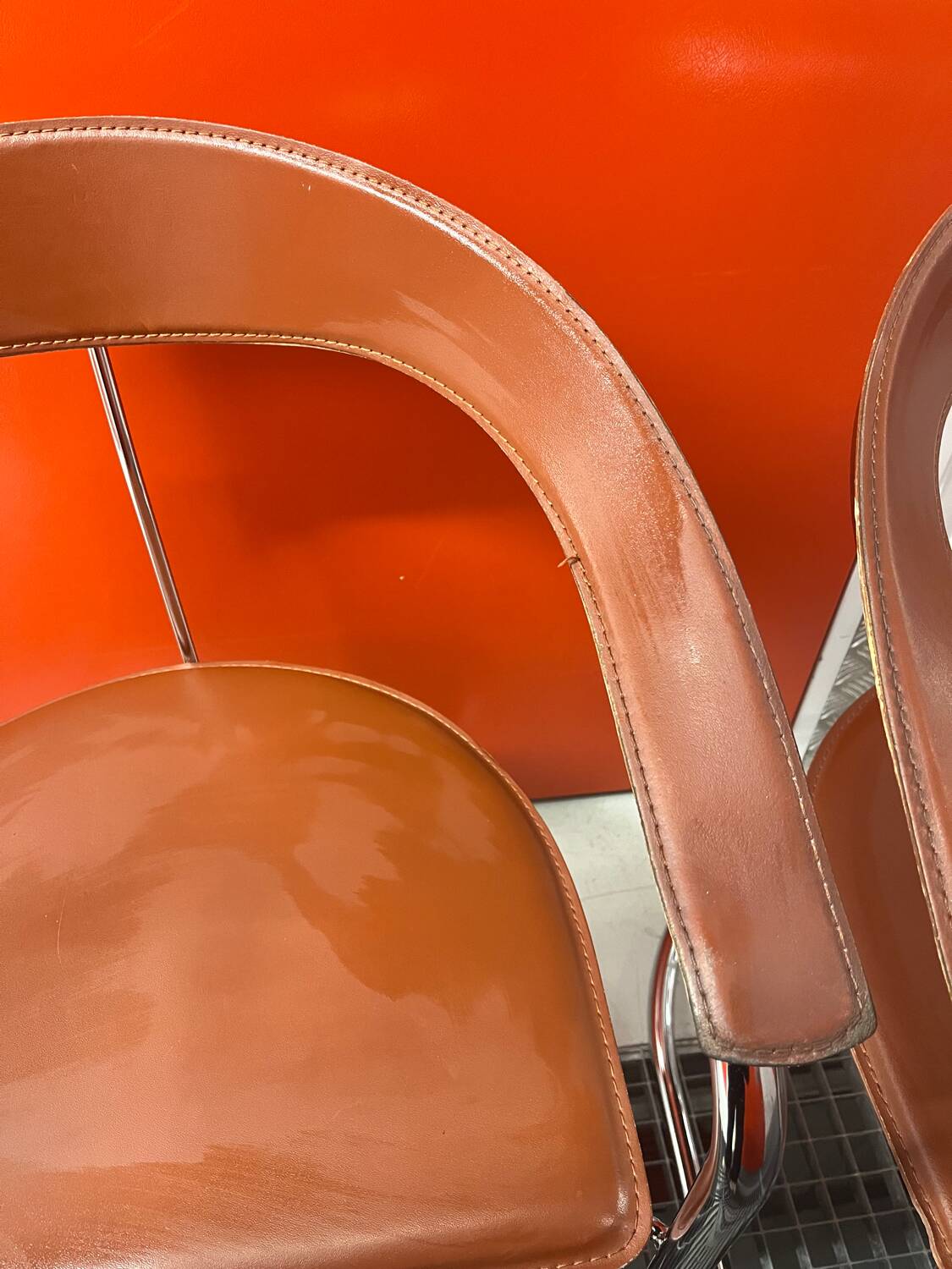 Rare set of 4 “Canasta” chairs by Arrben