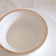 Minimalist white ceramic dish
