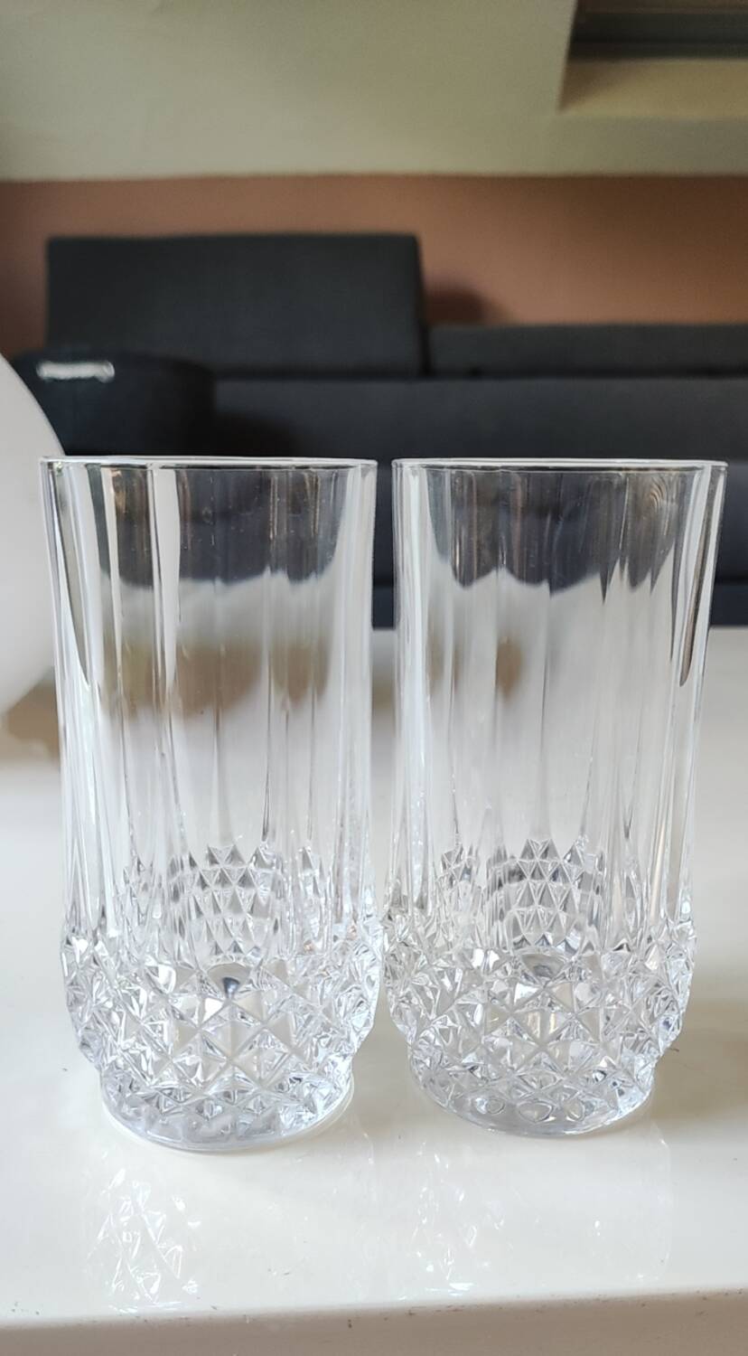 Set of 6 Water/Soda/Orangeade Glasses. Longchamp/Arques Crystal