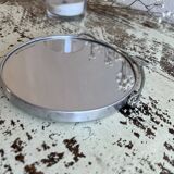 Round barber mirror 12.5 cm